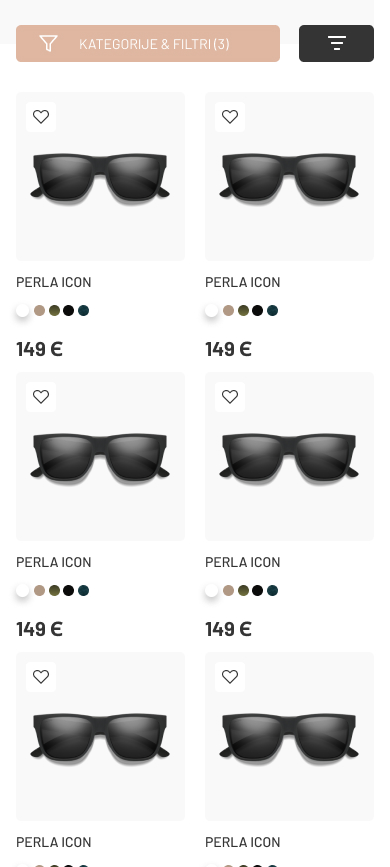 Perla Optika Filtering